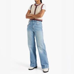 RE/DONE 70’s Ultra High Rise Stove Pipe Jeans sz 24 NWT